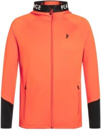 Peak Performance M Rider Mid Zip Hood Orange Adventure/Black