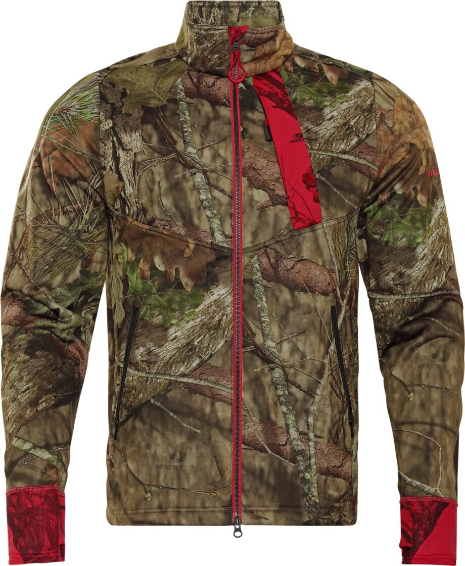 Härkila Härkila Men's Moose Hunter 2.0 Fleece Jacket Mossy Oak Break-Up Country/Mossy Oak Red