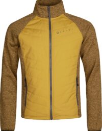 Halti Halti Men's Streams Hybrid Knit Layer Jacket Dried Tobacco Yellow Melange