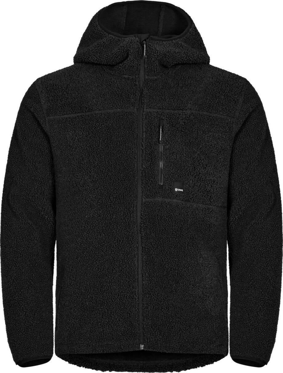Urberg Urberg Men's Pile Hoodie Black Beauty