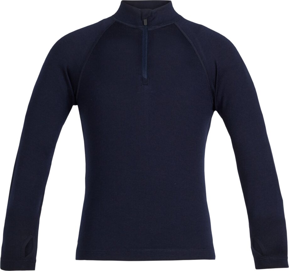 Icebreaker Icebreaker Kids' 260 Tech Long Sleeve Half Zip Black
