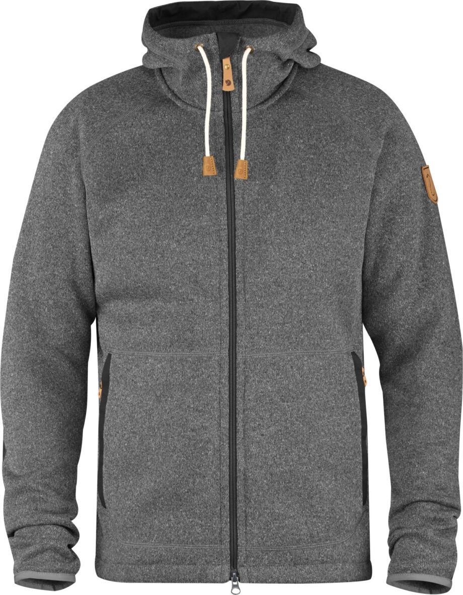 Fjällräven Fjällräven Men's Övik Fleece Hoodie Dark Grey