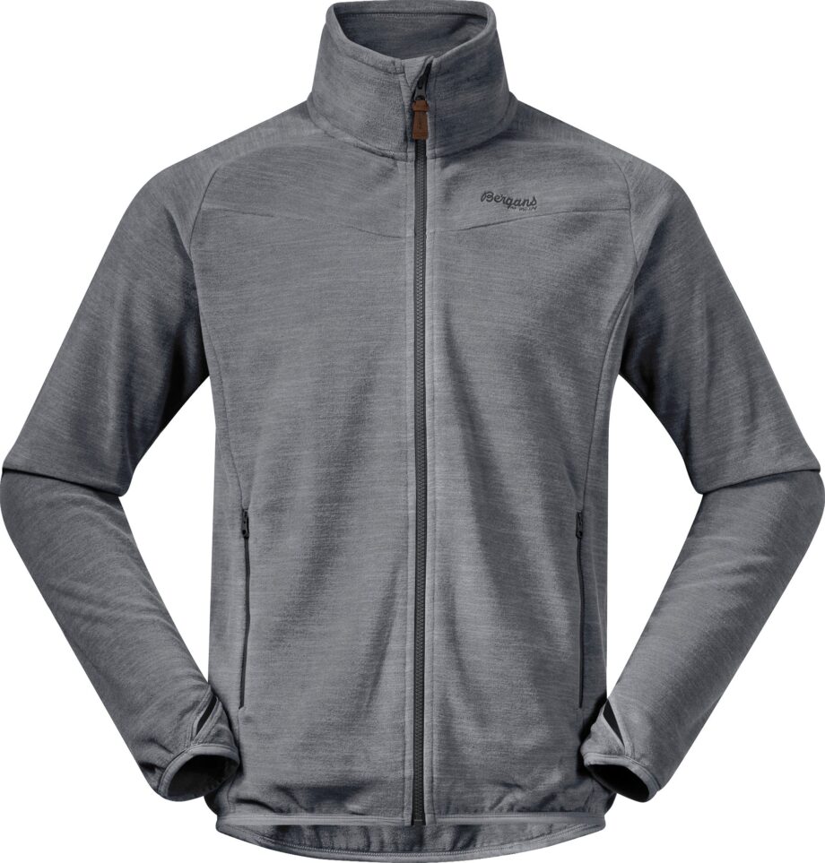 bergans Bergans Men's Hareid Fleece Jacket Nohood Aluminium