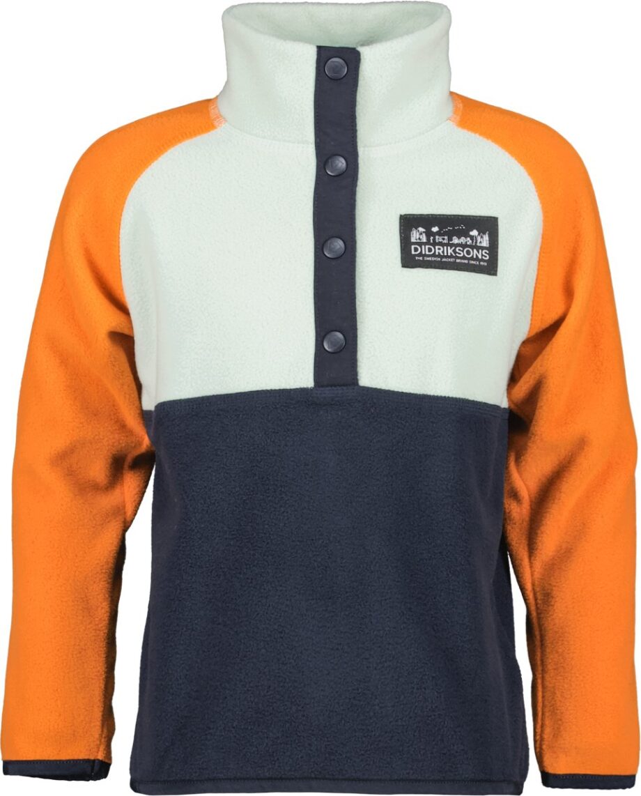 Didriksons Didriksons Kids' Monte Half Button 4 Navy