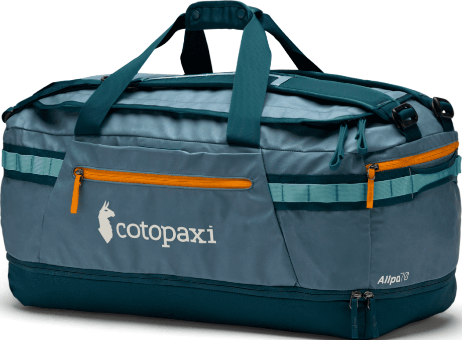 Cotopaxi Cotopaxi Allpa 70L Duffel Bag Blue Spruce/Abyss