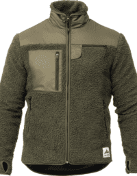 Heat Experience Heat Experience Unisex HeatX Heated Pile Fleece Olive Green