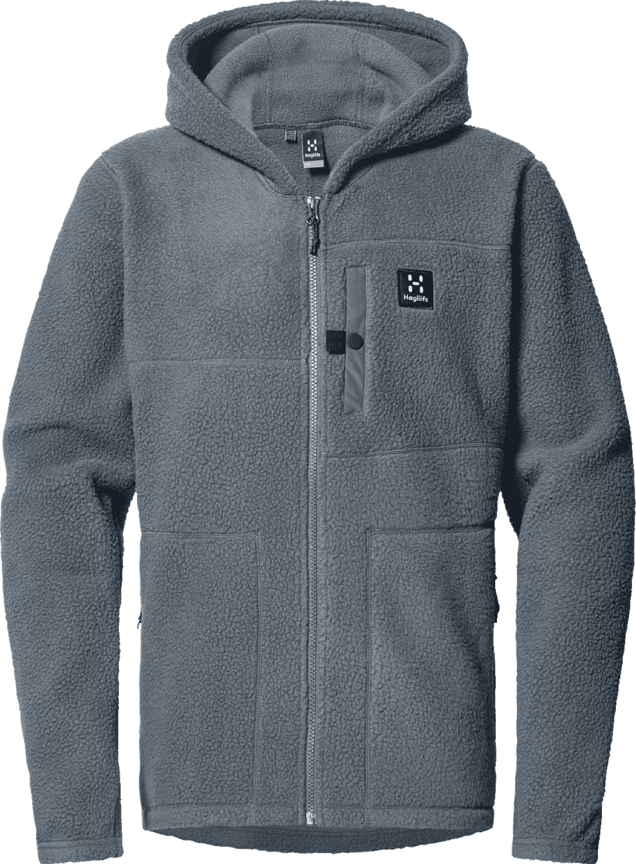 Haglöfs Haglöfs Men's Malung Pile Hood Steel Blue