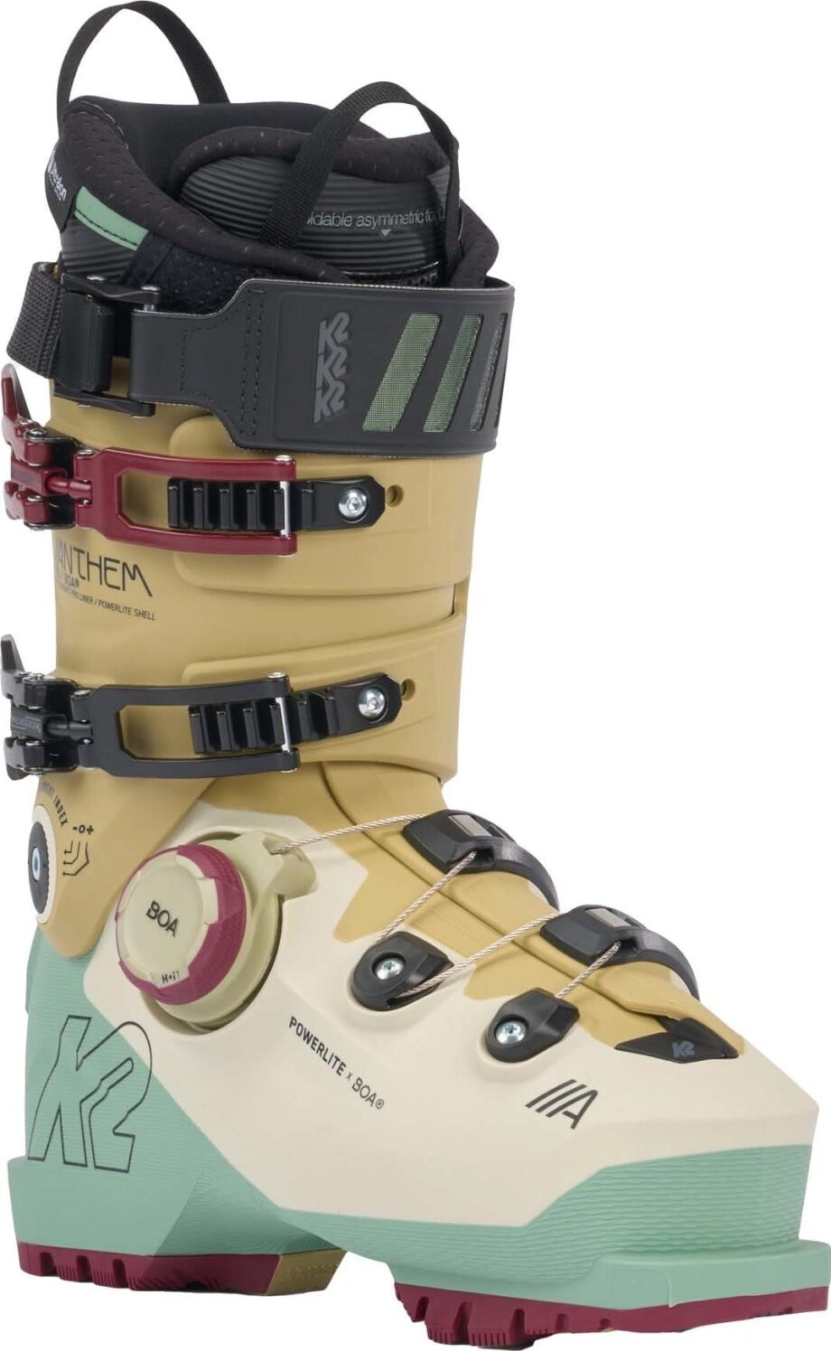 K2 Sports K2 Sports Women's Anthem 105 BOA Beige/Green