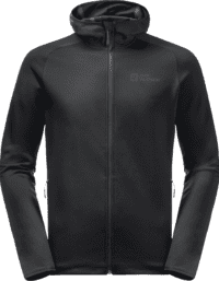 Jack Wolfskin Jack Wolfskin Men's Baiselberg Hooded Full Zip Black