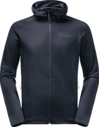 Jack Wolfskin Jack Wolfskin Men's Baiselberg Hooded Full Zip Night Blue