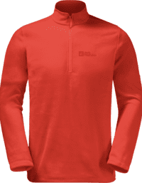 Jack Wolfskin Jack Wolfskin Men's Taunus Halfzip Strong Red