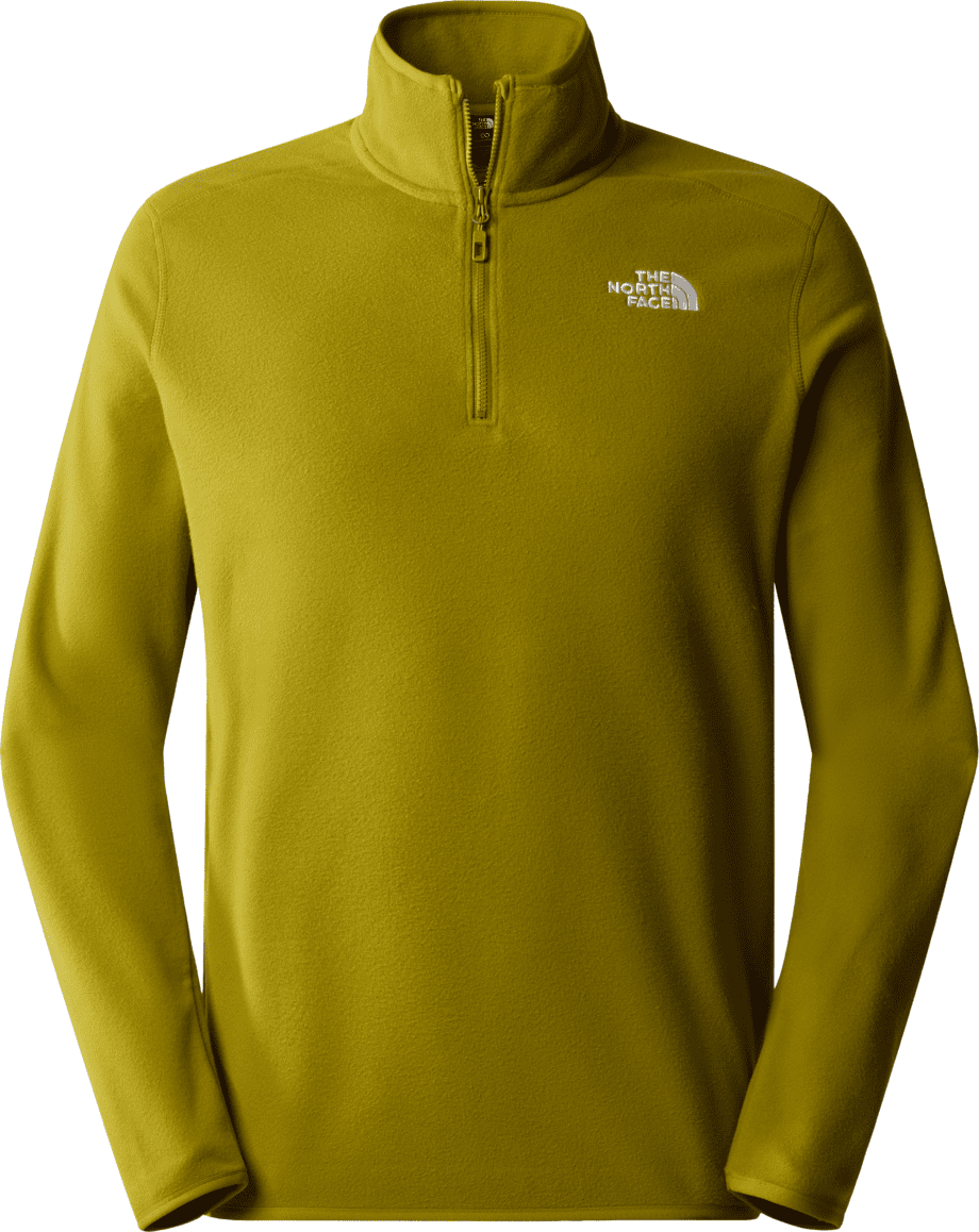 The North Face The North Face Men's 100 Glacier 1/4 Zip Fleece Sulphur Moss