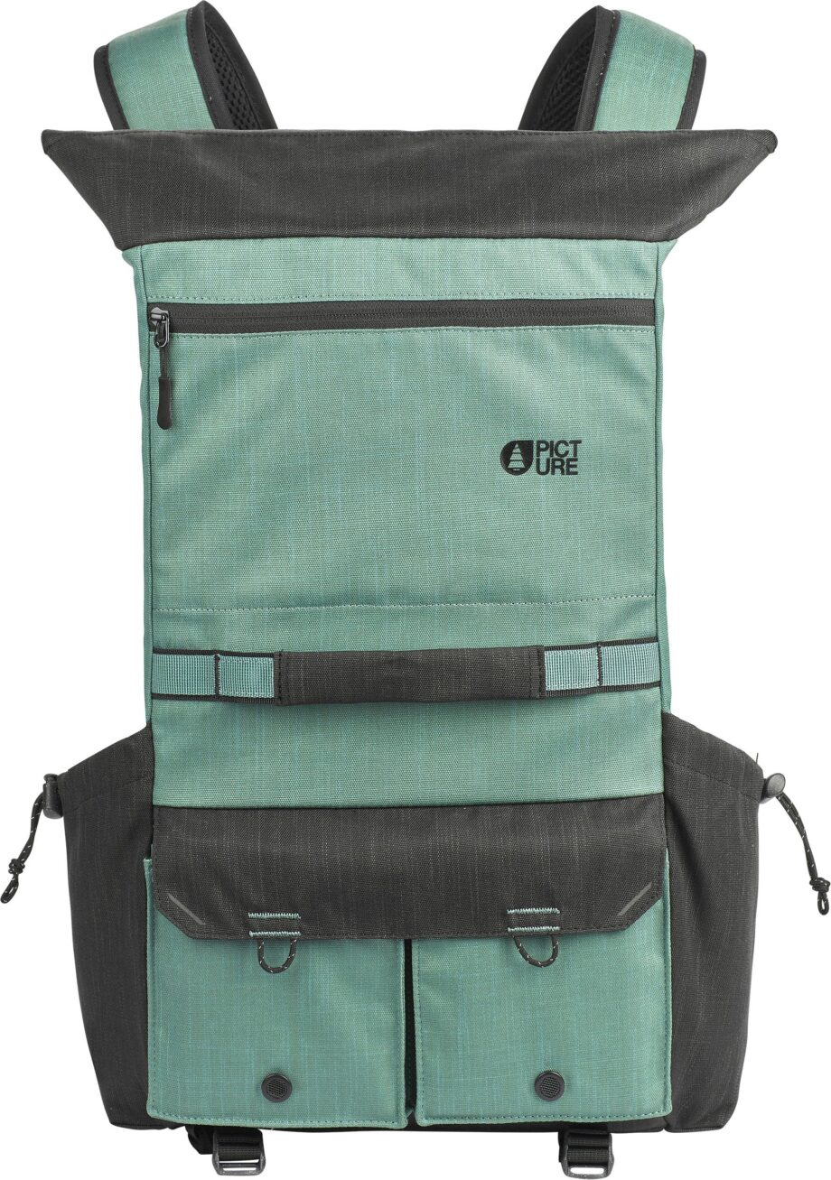 Picture Organic Clothing Picture Organic Clothing Grounds 18 Backpack Green Spray