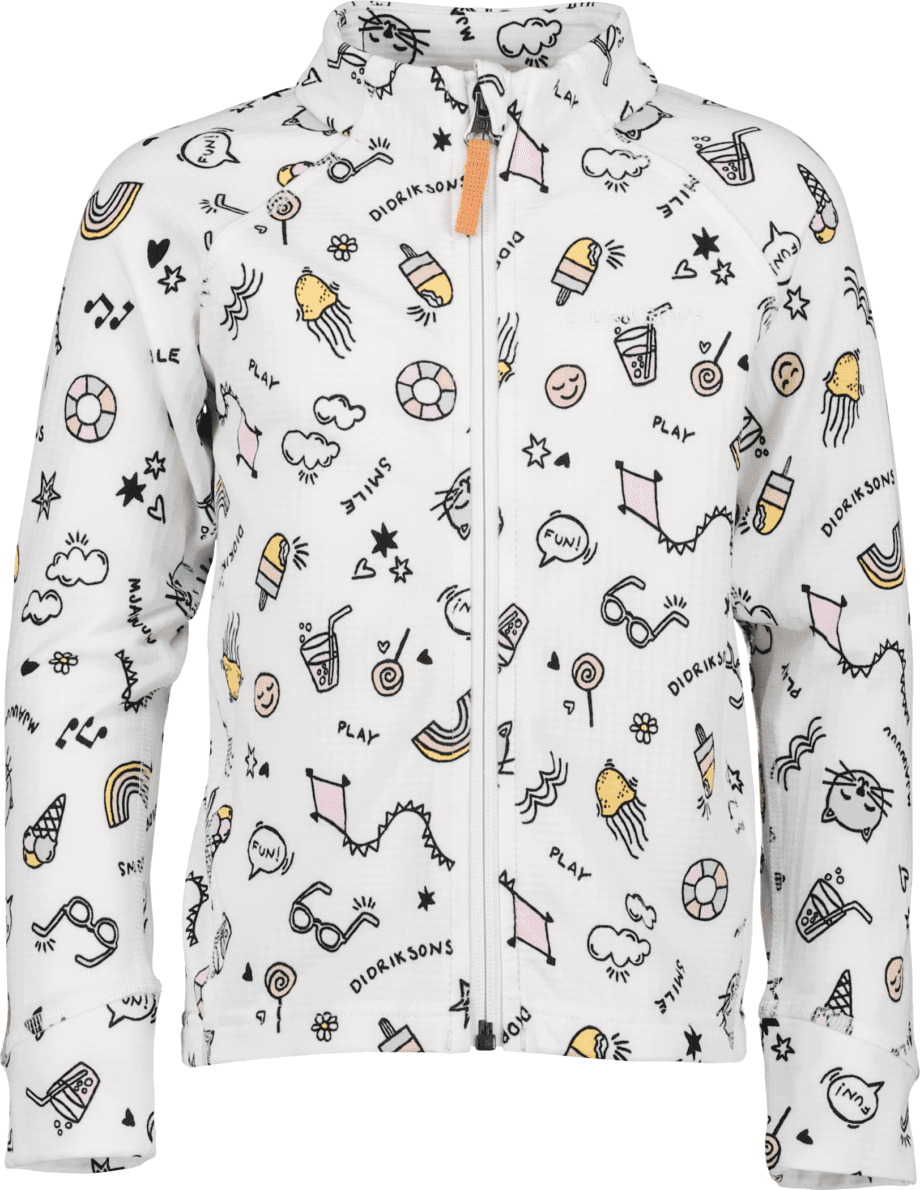 Didriksons Didriksons Kids' Jadis Printed Full Zip Doodle Multi