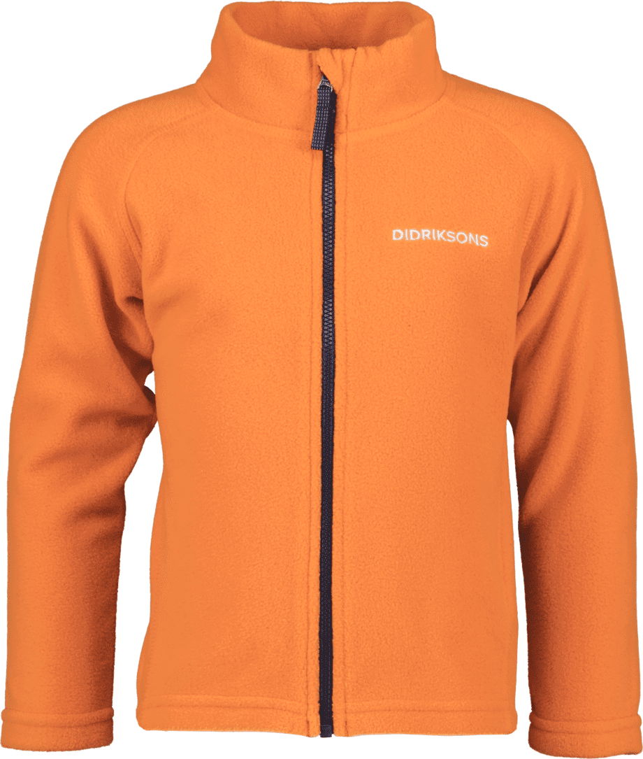 Didriksons Didriksons Kids' Monte Full Zip 10 Orange Jam