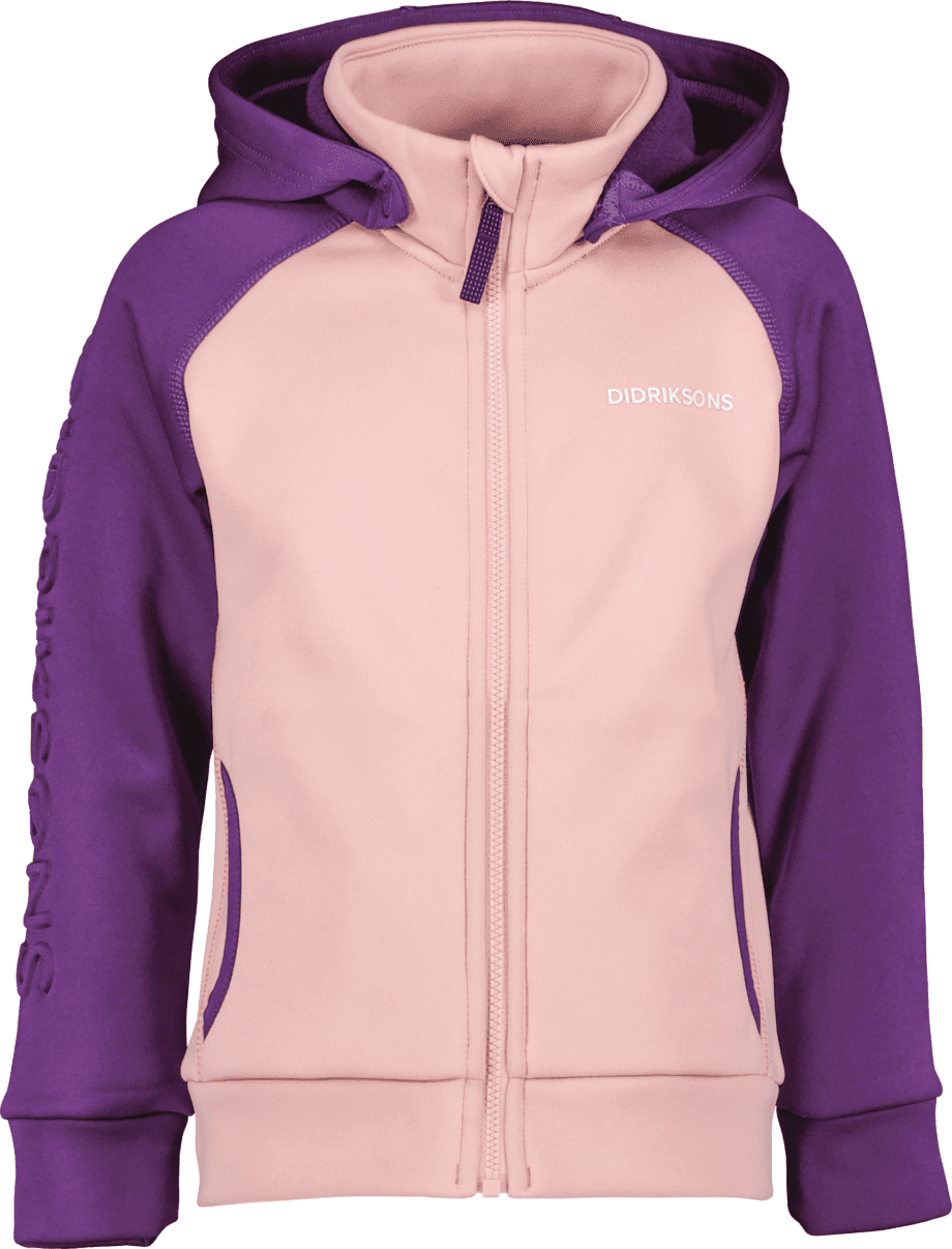 Didriksons Didriksons Kids' Corin Full Zip 8 Dusty Pink