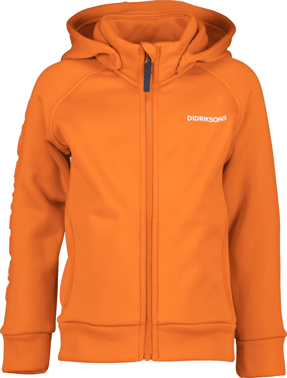 Didriksons Didriksons Kids' Corin Full Zip 8 Orange Jam