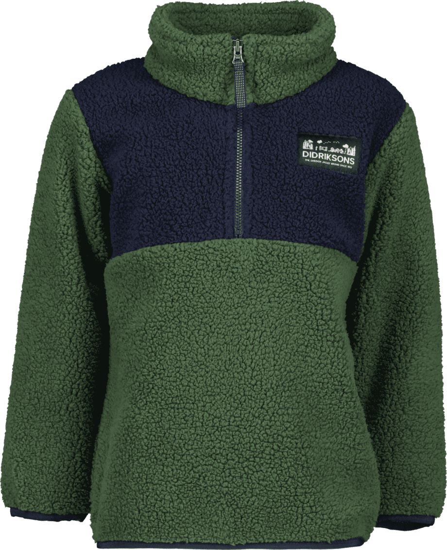Didriksons Didriksons Kids' Gosig Half Zip Pine Green