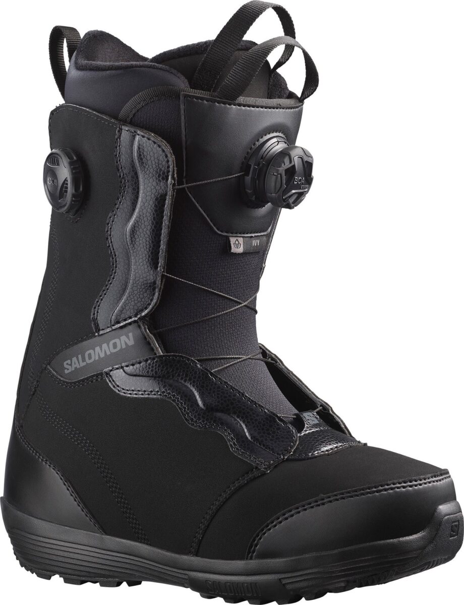 Salomon Salomon Women's Ivy Boa SJ Black/Black/Castlerock Gray
