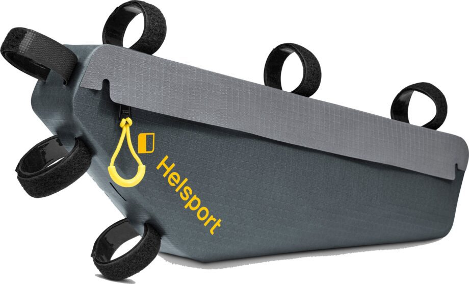 helsport Helsport Gravel SL 4 L Halfbag Stone Gray/Sunset Yellow