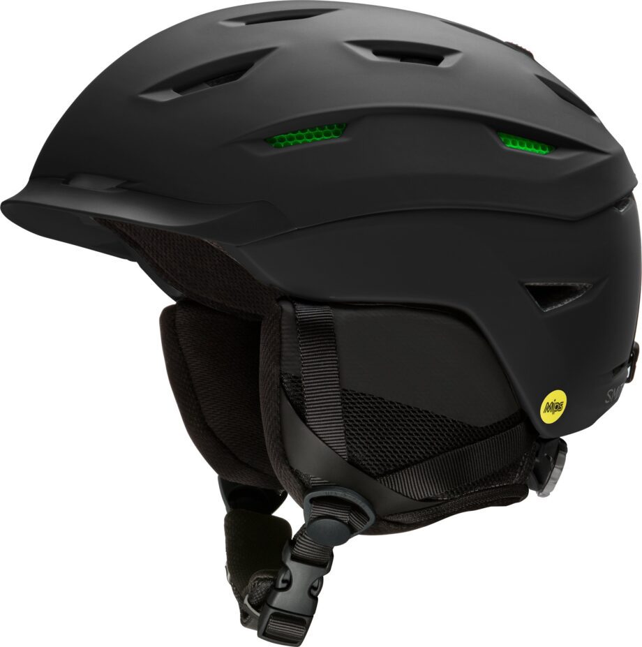 Smith Smith Level Mips Matte Black/Green Koroyd