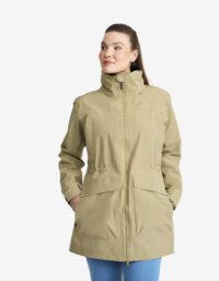 Revolution Race Nevis 2L Parka - Dam - Khaki, Storlek:L - Skaljacka & Vindjacka