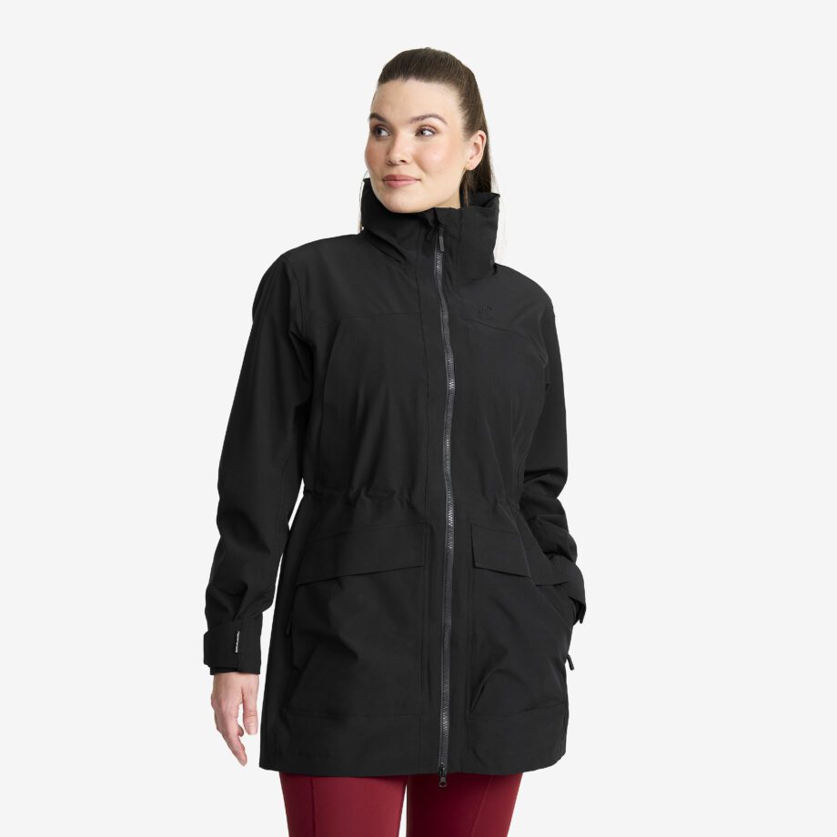 Revolution Race Dam > Jackor > Regn- & Skaljackor - Nevis 2L Parka - Dam - Black, Storlek:L