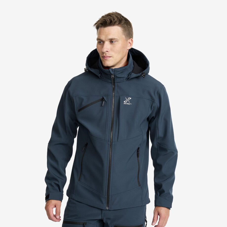 Revolution Race Jackor > Softshelljackor - Hiball Softshell Jacket - Herr - Moonlit Ocean, Storlek:M