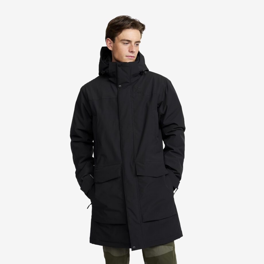 Revolution Race Rhyme 2L Insulated Parka - Herr - Black, Storlek:XL - Vinterjackor