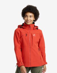 Revolution Race Dam > Jackor > Softshelljackor - Hiball Softshell Jacket - Dam - Aurora Red, Storlek:M