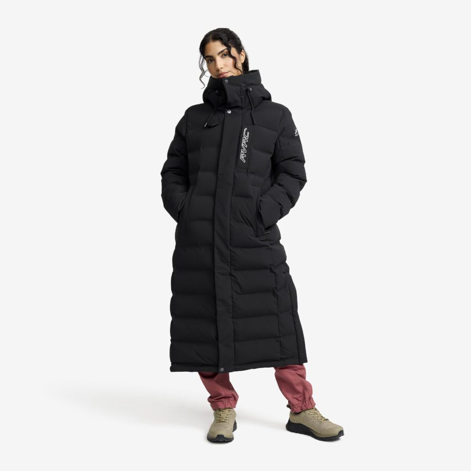 Revolution Race Vinterjackor - Scenic Insulated Long Parka - Dam - Black, Storlek:S