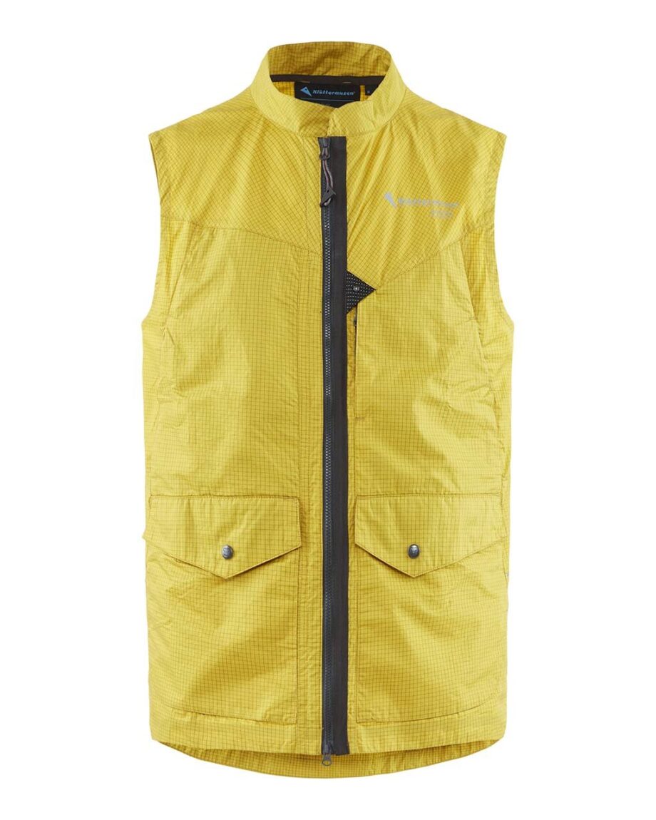 Klättermusen Ansur Wind Vest M Sulphur Raven (XL XL)