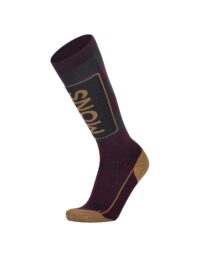 Mons Royale Mons Tech Cushion Sock M Wine/9 Iron (L L)