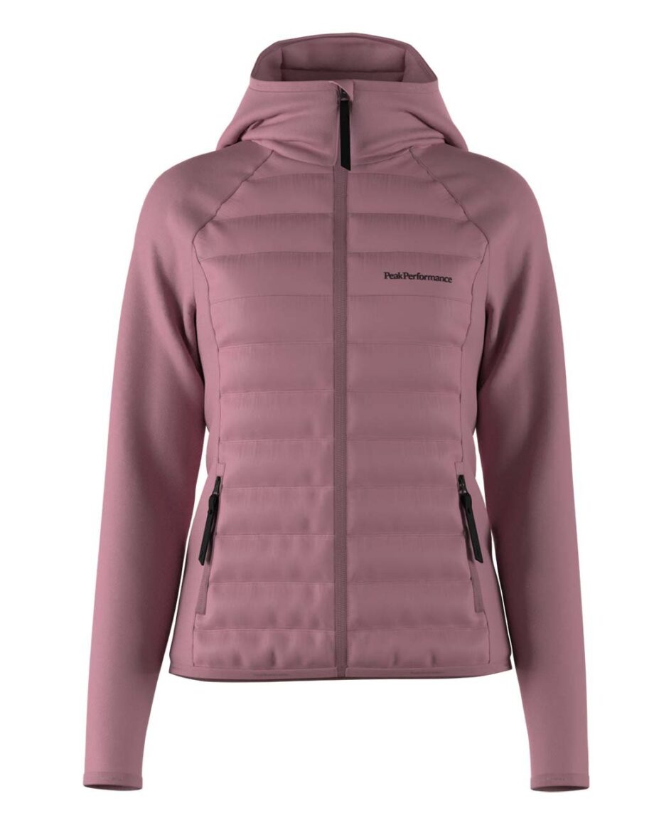Peak Performance Down Hybrid Hood Jacket W Bitter Root (XS XS)