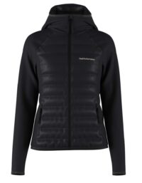 Peak Performance Down Hybrid Hood Jacket W Black (M M)