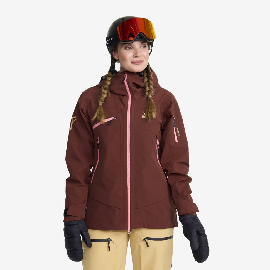 Revolution Race Skaljacka & Vindjacka - Atlas 3L Ski Jacket - Dam - Earth, Storlek:XS