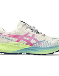 Asics Fuji Lite 4 Shoes Women Birch/Hot Pink