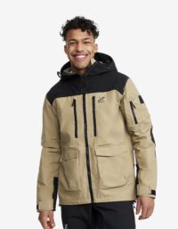 Revolution Race Outdoor Jacket - Herr - Khaki, Storlek:M - Skaljacka & Vindjacka