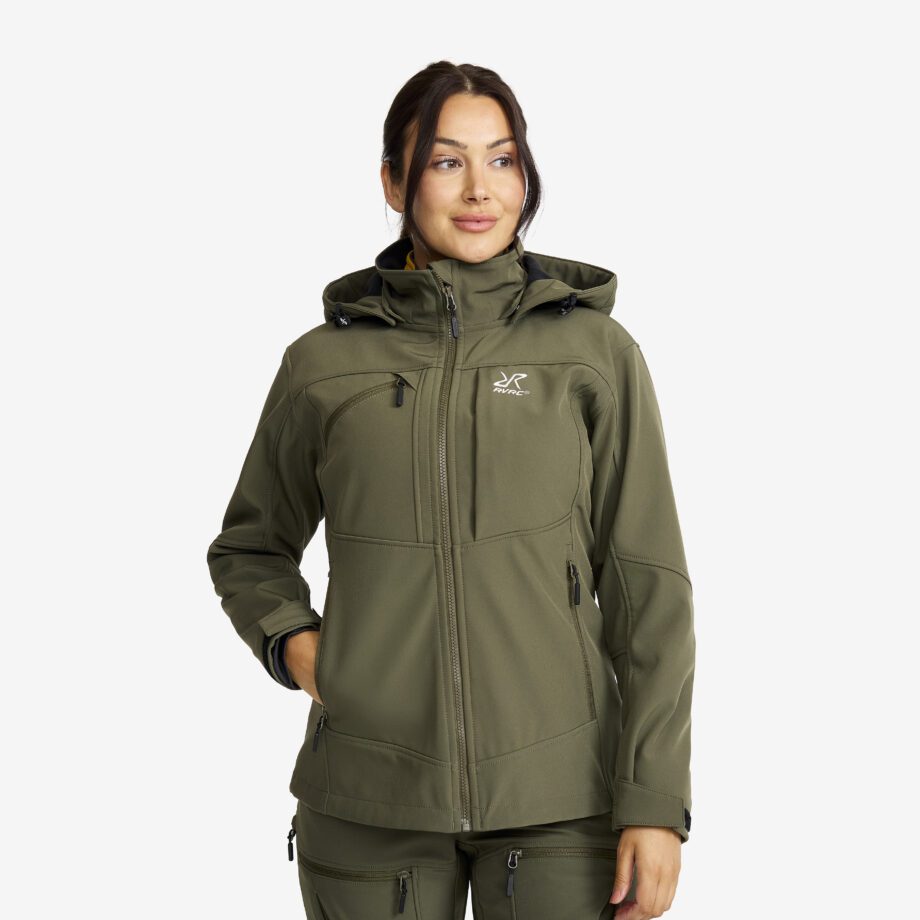 Revolution Race Dam > Jackor > Softshelljackor - Hiball Softshell Jacket - Dam - Grape Leaf, Storlek:XS