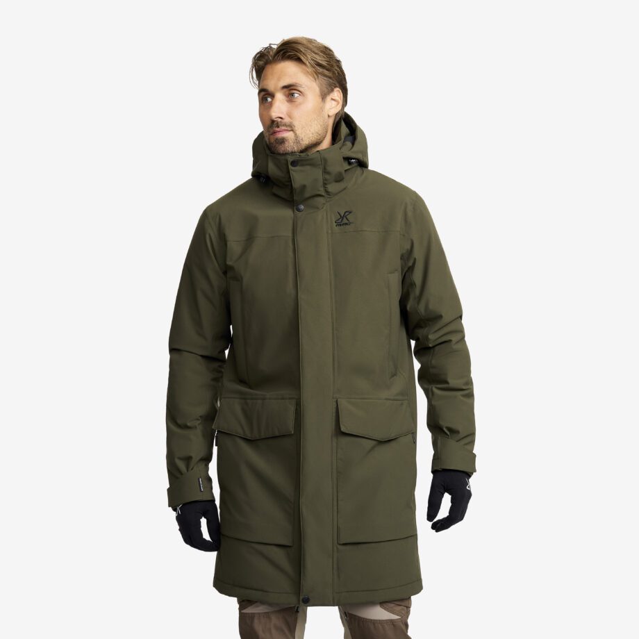 Revolution Race Rhyme 2L Insulated Parka - Herr - Forest Night, Storlek:S - Vinterjackor