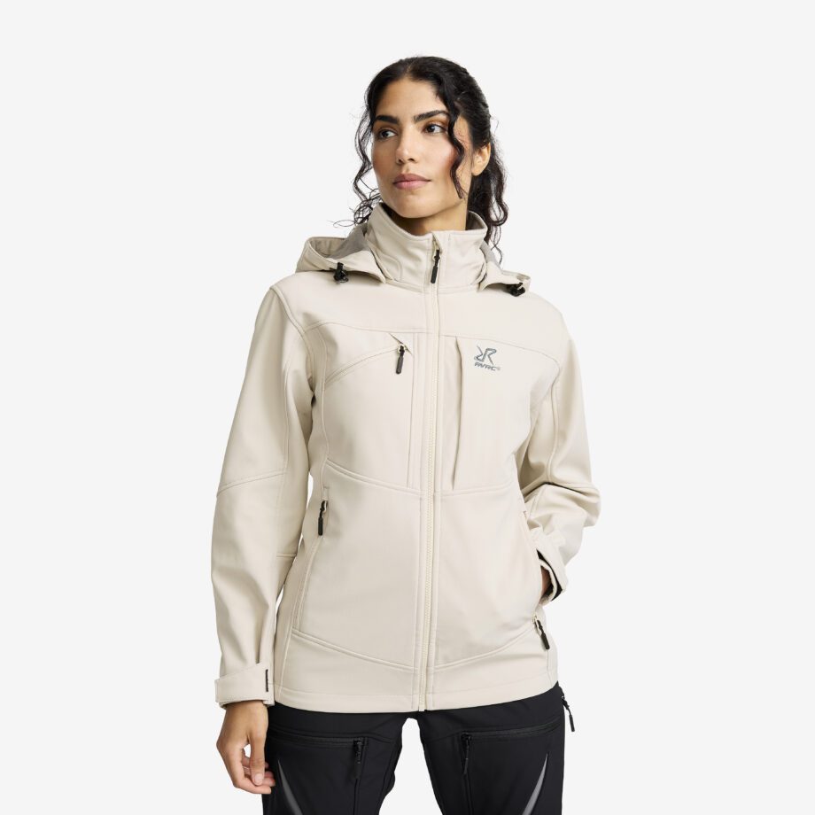 Revolution Race Dam > Jackor > Softshelljackor - Hiball Softshell Jacket - Dam - Oatmeal, Storlek:S