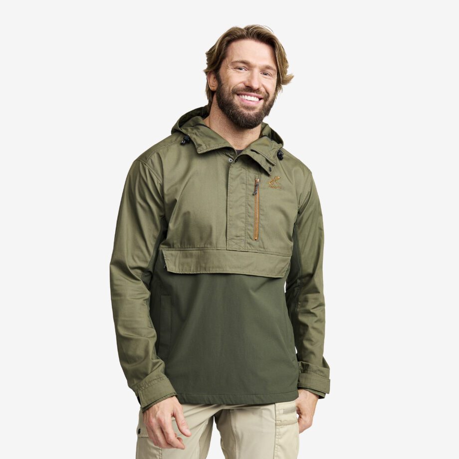 Revolution Race Skaljacka & Vindjacka - Rambler Lightweight Anorak - Herr - Kalamata/Deep Depths, Storlek:S