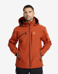 Revolution Race Jackor > Softshelljackor - Hiball Softshell Jacket - Herr - Rooibos Tea, Storlek:S