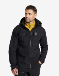 Revolution Race Jackor > Softshelljackor - Hiball Softshell Jacket - Herr - Black, Storlek:XL