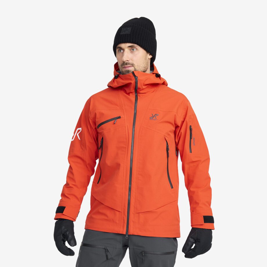 Revolution Race Skaljacka & Vindjacka - Atlas 3L Ski Jacket - Herr - Lava, Storlek:2XL