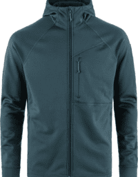 Fjällräven Fjällräven Men's Abisko Grid Fleece Hoodie Mountain Blue