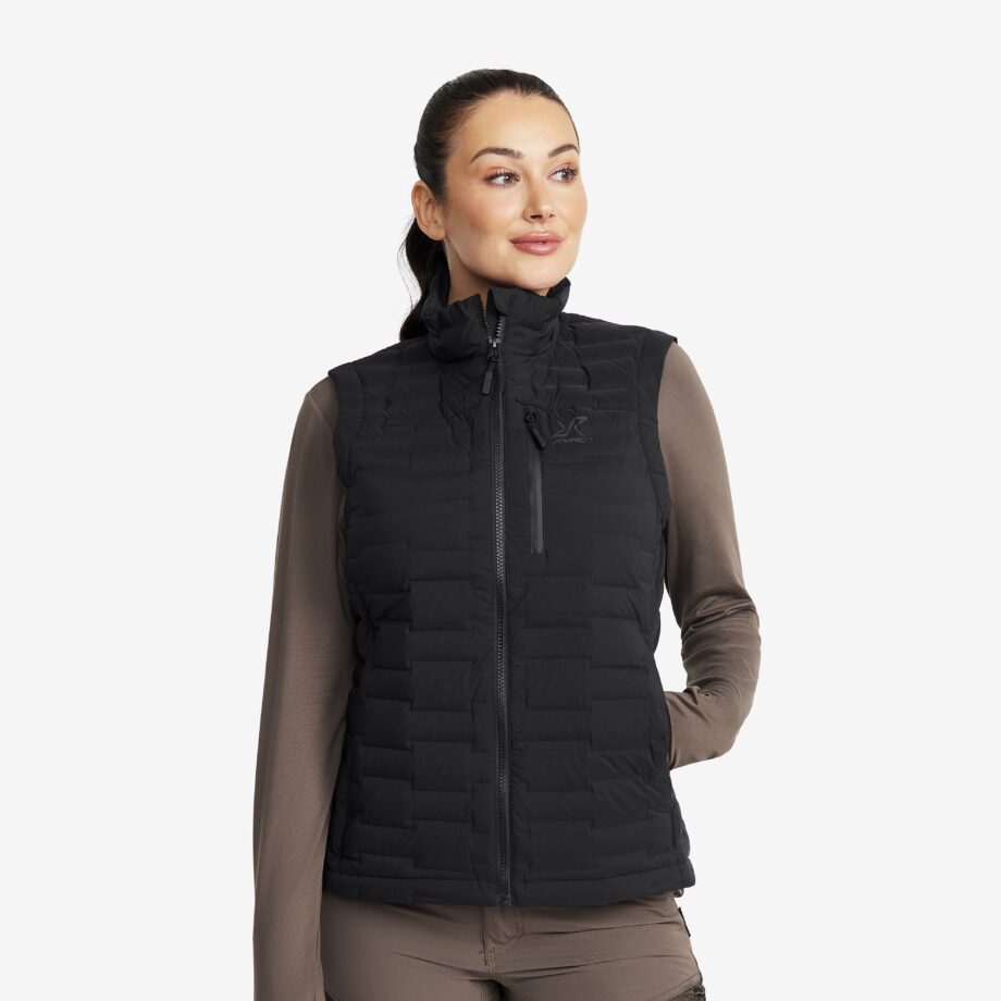 Revolution Race Västar - Flex Stretch Down Vest - Dam - Black, Storlek:S