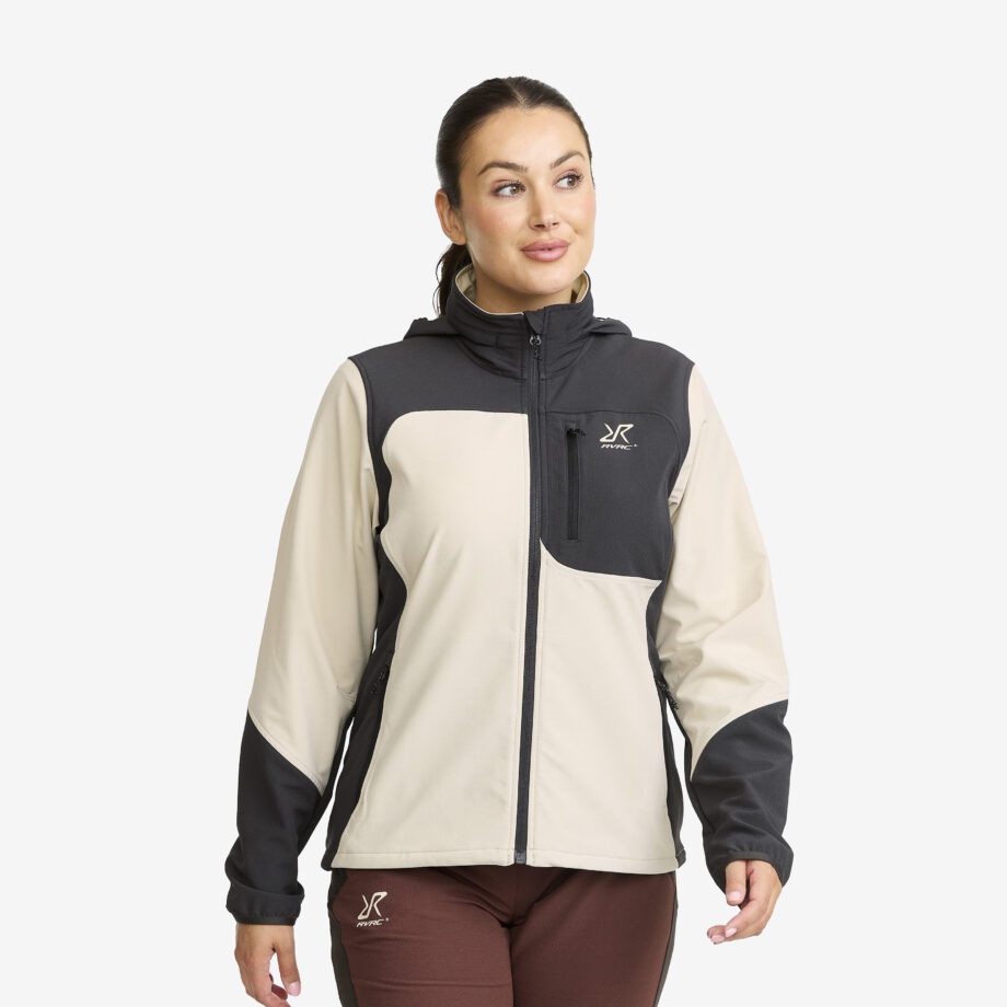 Revolution Race Dam > Jackor > Softshelljackor - Ridge Trek Stretch Jacket - Dam - Anthracite/Peyote, Storlek:M