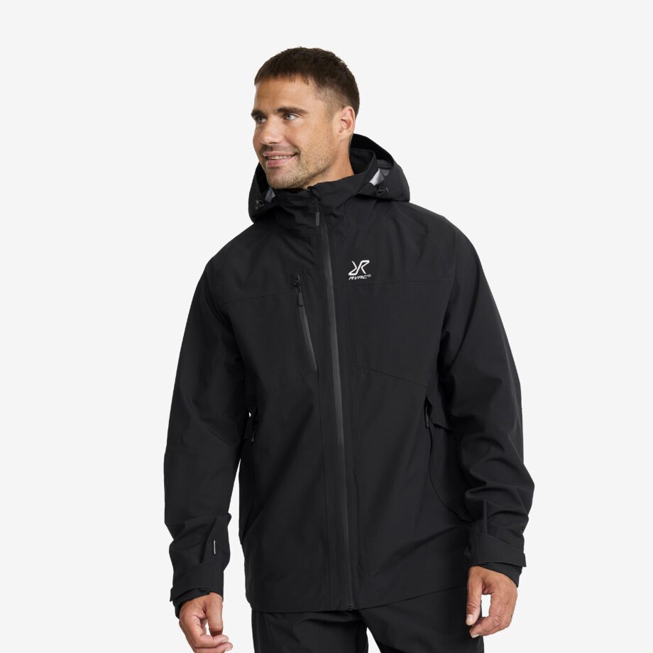 Revolution Race Jackor > Regn- & Skaljackor - Cloud 3L Shell Jacket - Herr - Black, Storlek:XL
