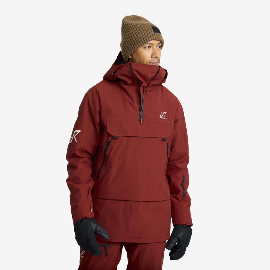 Revolution Race Skaljacka & Vindjacka - Halo 2L Insulated Ski Anorak - Herr - Fired Brick, Storlek:L